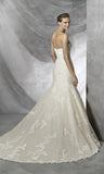 Pronovias Tessy lace dress size UK 12