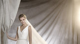 pronovias odona designer sample sale wedding dress buy online rosemantique size 12 UK