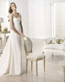 Pronovias Yeidis UK 12 crepe wedding dress sample sale Ireland