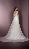 Ellis Bridals '11476' UK 12 designer sample wedding dress with detachable train