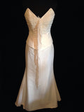 Thierry Marin sample wedding dress chiffon bustier & soft mermaid skirt.