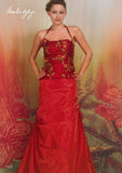 rembo styling sample wedding dress orange colour buy online rosemantique