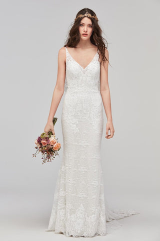 Papella by Willowby watters designer sample sale wedding dress Rosemantique