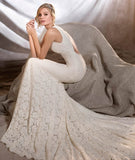 pronovias ornani lace sample sale wedding dress buy online rosemantique