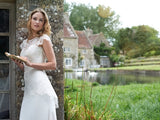 stephanie allin cora lace peplum sample wedding dress buy online rosemantique