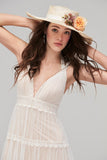 Sonoran by Willowby boho designer wedding dress sample sale online Rosemantique