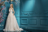 Ellis Bridals UK 14-16 floral tulle ballgown buy off the peg