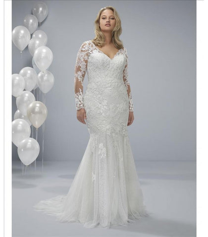 Ofil by White One Pronovias UK 18 designer sample sale wedding dress